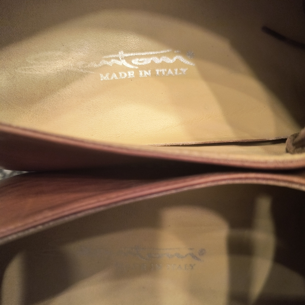 Santoni Cognac Tone Pritchard (Rare) Shoes - Picture 3 of 14
